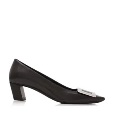 ROGER VIVIER ROGER VIVIER BELLE VIVIER BUCKLE SQUARE-TOE PUMPS