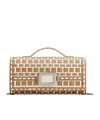 Roger Vivier Belle Vivier Clutch In Leather In Multi