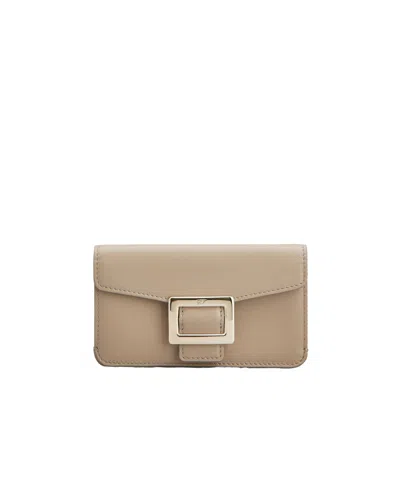 Roger Vivier Belle Vivier Credit Card Holder In Nude