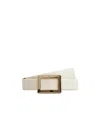 Roger Vivier Women's Stylish And Versatile Leather Belt In Nude