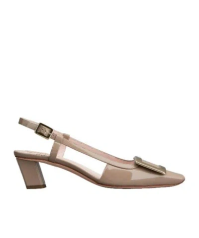 Roger Vivier Belle Vivier High-heeled Sandals In Brown