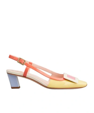 Roger Vivier Belle Vivier High-heeled Sandals In Nude