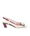 Roger Vivier Belle Vivier High-heeled Sandals In Nude