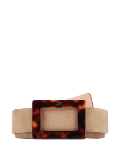 ROGER VIVIER ROGER VIVIER BELLE VIVIER LEATHER BELT