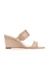 Roger Vivier Belle Vivier Mule Wedge 60 In Brown