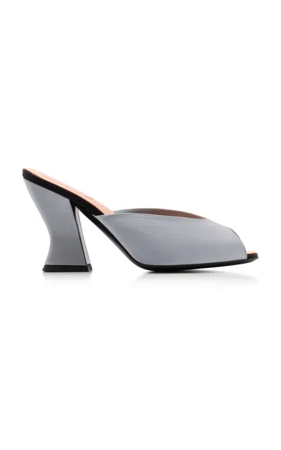 Roger Vivier Belle Vivier Mules In Gray