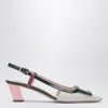 Roger Vivier Belle Vivier Multicolour Patent Leather Slingback In Multi