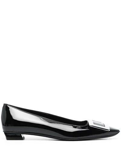 ROGER VIVIER ROGER VIVIER BELLE VIVIER PATENT LEATHER BALLETS