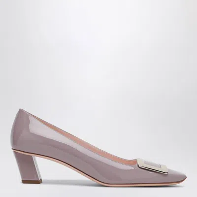 Roger Vivier Belle Vivier Patent Leather Dustry Rose Décolletés