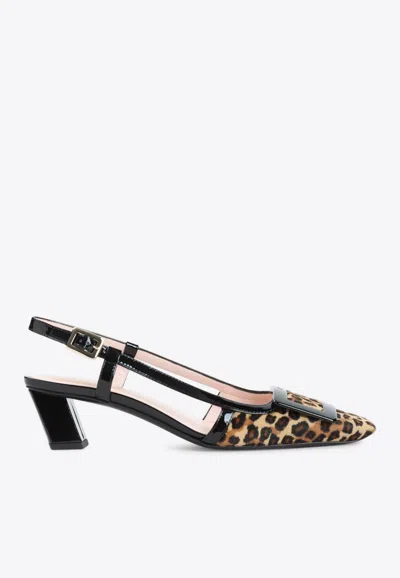 ROGER VIVIER BELLE VIVIER PONY 45 SLINGBACK PUMPS