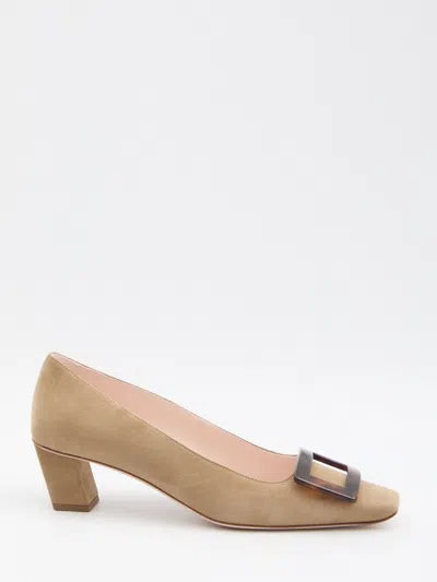Roger Vivier Belle Vivier Pumps In Neutral