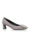 Roger Vivier Belle Vivier 45 Patent Leather Pumps In Brown