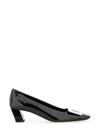 Roger Vivier Belle Pumps With Squared Toe In Black