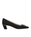 Roger Vivier Belle Vivier Trompette Pumps 45 In Black