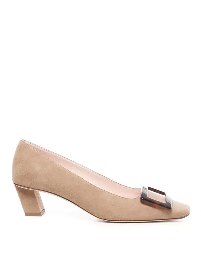 Roger Vivier Belle Vivier Pumps In Sand