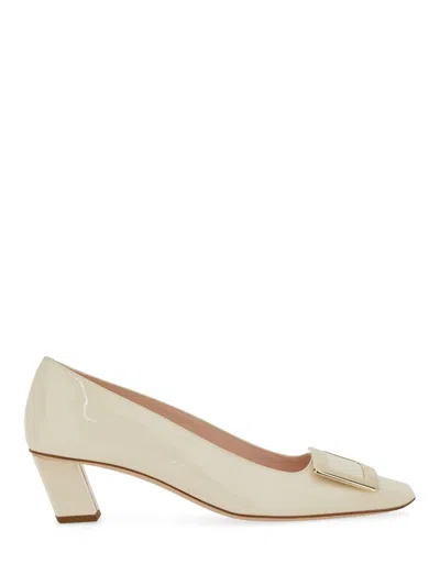 Roger Vivier Belle Vivier Pumps In White