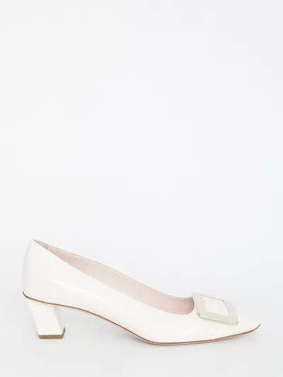 Roger Vivier Belle Vivier Pumps In White