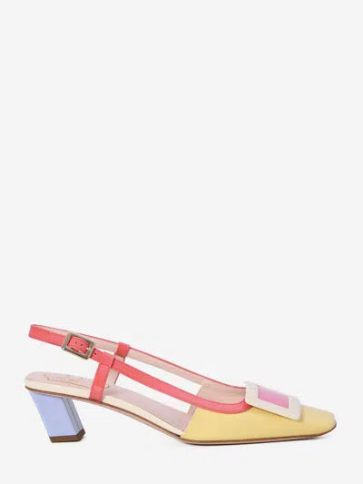 Roger Vivier Belle Vivier Slingback Pumps In Multicolor