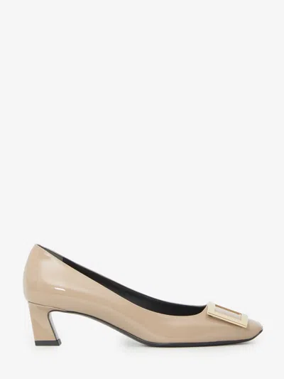Roger Vivier Belle Vivier Trompette Pumps In Beige