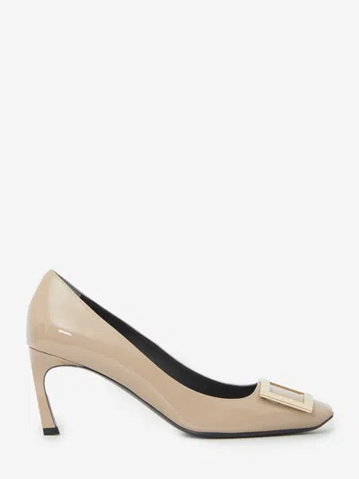 Roger Vivier Belle Vivier Trompette Pumps In Beige