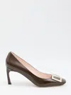 Roger Vivier Belle Vivier Trompette Pumps In Brown