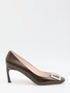 Roger Vivier Belle Vivier Trompette Pumps In Brown
