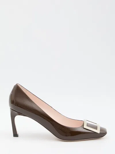 Roger Vivier Belle Vivier Trompette Pumps In Brown