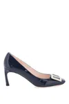 Roger Vivier Trompette Vivier Buckle Pumps In Blue
