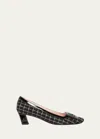 Roger Vivier Chic Belle Vivier Mini Pumps With Skyscraper Heel In Nero