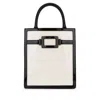 Roger Vivier Belle Vivier Voyage Tote In White
