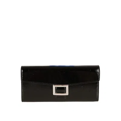 Roger Vivier Belle Vivier Wallet In Black