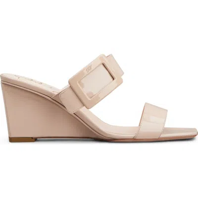 Roger Vivier Belle Vivier Wedge Sandal In Neutral