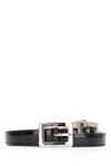 Roger Vivier Belle Vivier Double Buck. Belt P.15 In Black