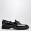 Roger Vivier Black Patent Leather Viv Rangers Loafer In Black