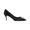 Roger Vivier Efflorescence 65 Satin Pumps