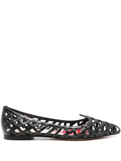 Roger Vivier Black Slip On Ballet Flats