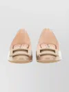 Roger Vivier Block Heel Ballerina Shoes With Square Buckle In Pink