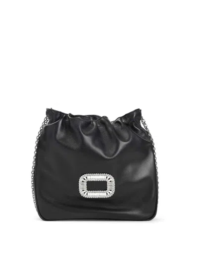 Roger Vivier Bolso Clutch - Negro