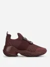 Roger Vivier Viv Run Dark Violet Sneaker In Brown