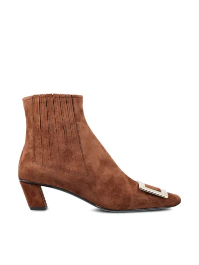 Roger Vivier Boots In Brown