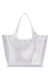 Roger Vivier Textured Crocodile Transparent Tote