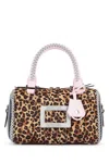 Roger Vivier Belle Vivier Bag In Pony Effect Leather In Multi