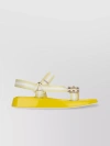 ROGER VIVIER BOW EMBELLISHED OPEN TOE SANDALS