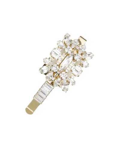 Roger Vivier Broche Vivier Buckle Hair Clip In White