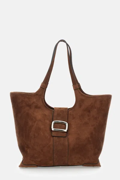 Roger Vivier Brown Belle Medium Tote