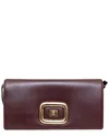 Roger Vivier Viv' Choc Crossbody Bag - '20s In Brown