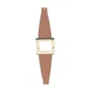 Roger Vivier Brown Strap In Pink