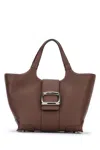 Roger Vivier Brown Viv Choc Mini Tote