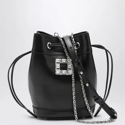 Roger Vivier Bucket Bag Très Vivier In Black