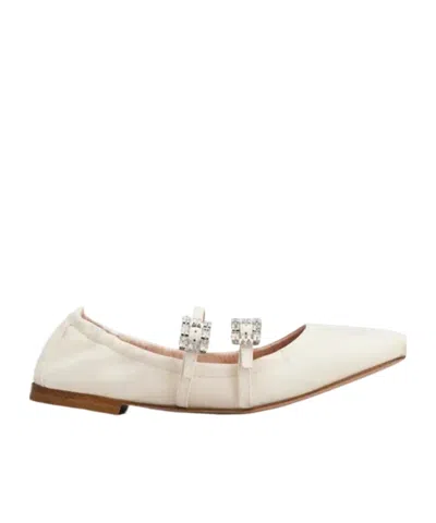 ROGER VIVIER ROGER VIVIER STRAP BUCKLE EMBELLISHED BALLET FLATS